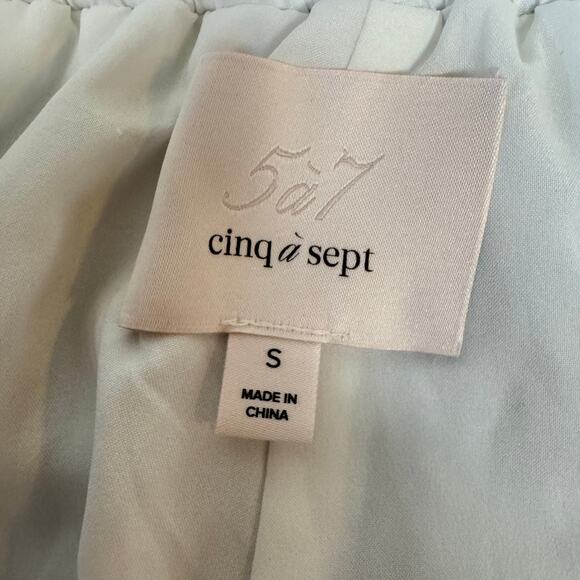 Cinq a Sept Women's Small Ruffle Nitsan Parachute Pants Cargo Y2K Designer $325 - Picture 12 of 16
